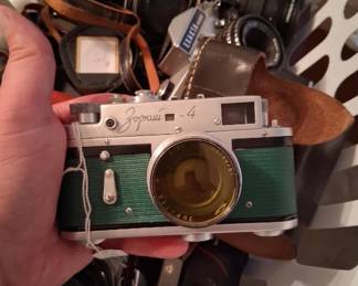 Zorki 4 Russian Camera Green
