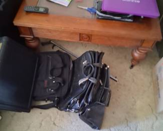 Leather brief cases