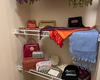 Scarves and purses