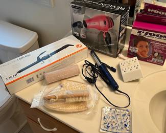 Revlon hair dryer, hair curling irons
