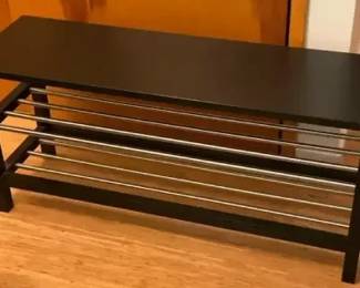 Shoe storage bench
