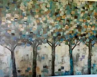 Large format canvas art