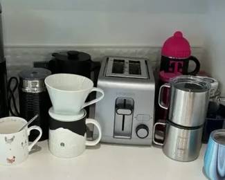 Toaster and coffee