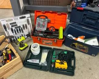 An assortment of tools