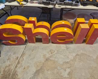 These are lighted signs that need to be rewired