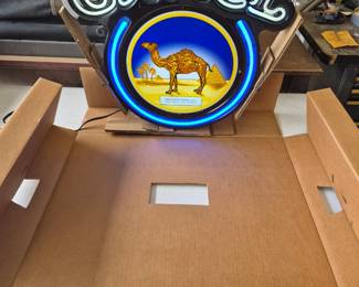 NIB Camel neon sign