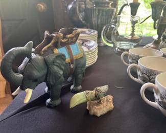 Antique elephant banks