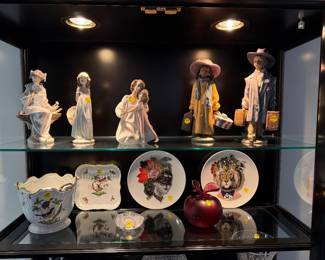 Asst. Lladro - Christian LaCroix porcelain, etc.