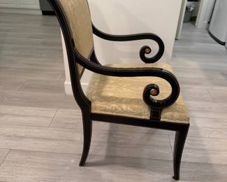 4 Kindel Neoclassic Sleigh chairs