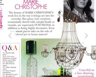 Marie Christophle news article