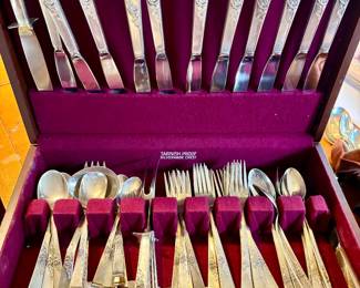 Classic Rose Sterling Silver Flatware Set!