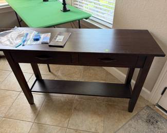 Amish Made Solid Wood Sofa Table