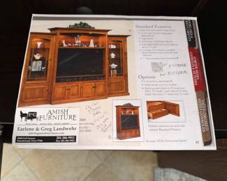 Amish TV Cabinet 