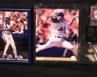 Darryl Strawberry & John Franco Autographs
