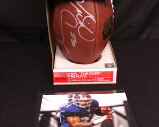 Victor Cruz Autograph From The NY Giants