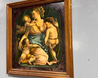 LADY WITH BABIES ARTWORK