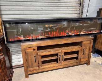 GIANT ELECTRIC FIREPLACE