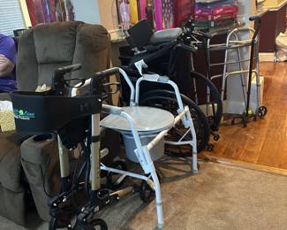 Power lift chair, walker, wheelchair