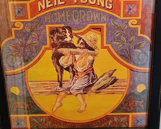 Neil Young "Homegrown" Album Art Print