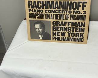 Rachmaninoff Piano Concerto No. 2 / Rhapsody on a Theme of Paganini - Graffman, Bernstein, New York Philharmonic (Columbia Records)