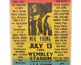 Live Aid Poster - July 13, 1985
