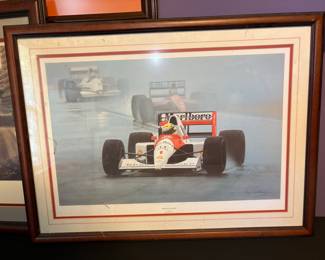 Senna in the Rain by Ray Goldsbrough