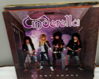 Cinderella Night Songs Vinyl Record