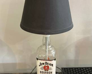 Jim Beam Bourbon Bottle Lamp