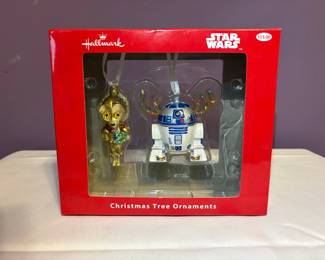Hallmark Star Wars C-3PO and R2-D2 Christmas Ornaments (2013)