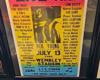 Live Aid Poster - July 13, 1985