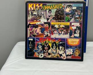 KISS Unmasked Vinyl Record Album - 1980 US 1st Press