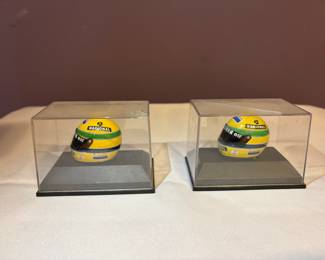 Ayrton Senna 1994 Replica Helmet Display Set