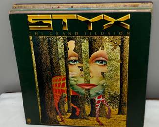 Styx The Grand Illusion Vinyl Record