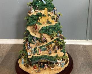 Thomas Kinkade "Glory to the Newborn King" Hawthorne Village Nativity Tree