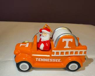 University of Tennessee Volunteers Festive Firetruck Christmas Ornament 2019