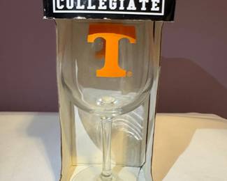 University of Tennessee Volunteers "T" Logo Stemware Glass