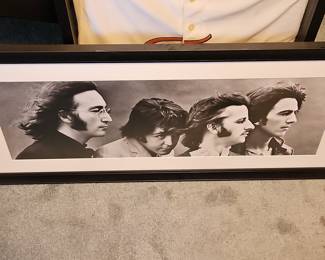 The Beatles "A Hard Day's Night" Era Black and White Photograph