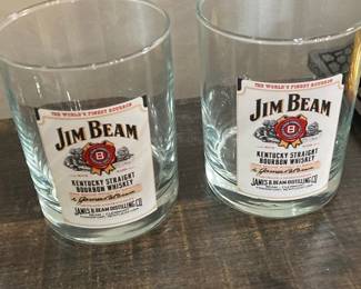Jim Beam Kentucky Straight Bourbon Whiskey Tumblers (Set of 2)