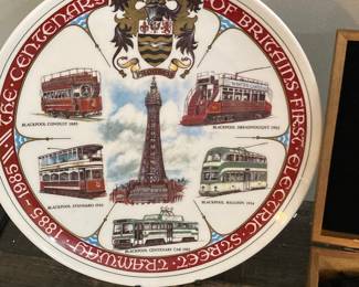 Wedgwood Limited Edition Blackpool Tramway Centenary 1885-1985 Commemorative Plate
