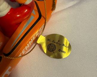 University of Tennessee Santa in a Boat Ornament