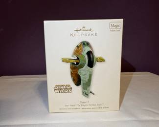 Hallmark Keepsake 2011 Star Wars Slave I Christmas Ornament QXI2067
