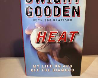 Dwight Gooden "Heat: My Life on and Off the Diamond" Signed First Edition Book with Clubhouse Passes