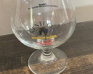 Kentucky Bourbon Barrel Ale Honey Barrel Snifter Glass