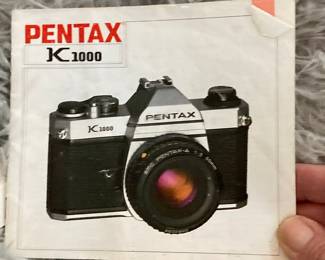 Pentax K1000 35mm SLR Camera with SMC Pentax-A 1:2 50mm Lens