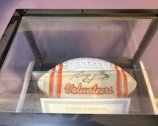 Autographed University of Tennessee Volunteers Football - Travis Stephens