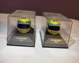 Ayrton Senna 1994 Replica Helmet Display Set