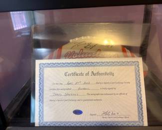 Autographed University of Tennessee Volunteers Football - Travis Stephens