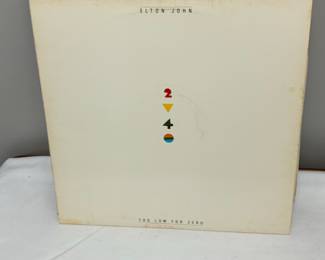 Elton John Too Low for Zero Vinyl Record