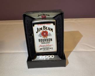 Zippo Jim Beam Kentucky Bourbon Label Lighter