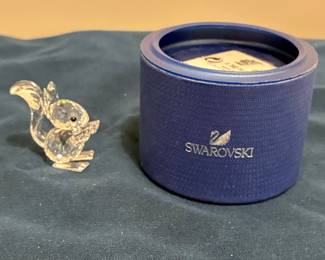 Swarovski Crystal Squirrel Figurine 7662